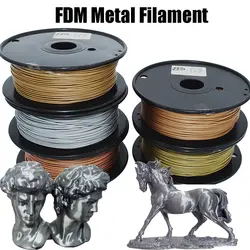 Новый 0,5 кг 1,75 мм PLA основные 30%-40% Металл 3D-принтеры нити расходные материалы латунь/Медь/бронза/Алюминий