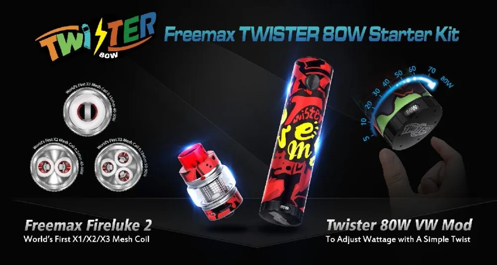 Freemax Twister 80W Starter Kit