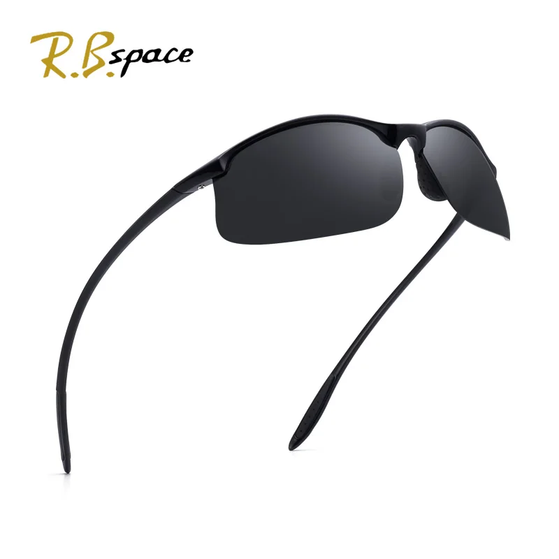 Rbspace Для мужчин солнцезащитные очки Брендовые дизайнерские TR90 поляризованных солнцезащитных очков мужской вождения солнцезащитные очки wo Для мужчин рыбалка спортивные очки UV400