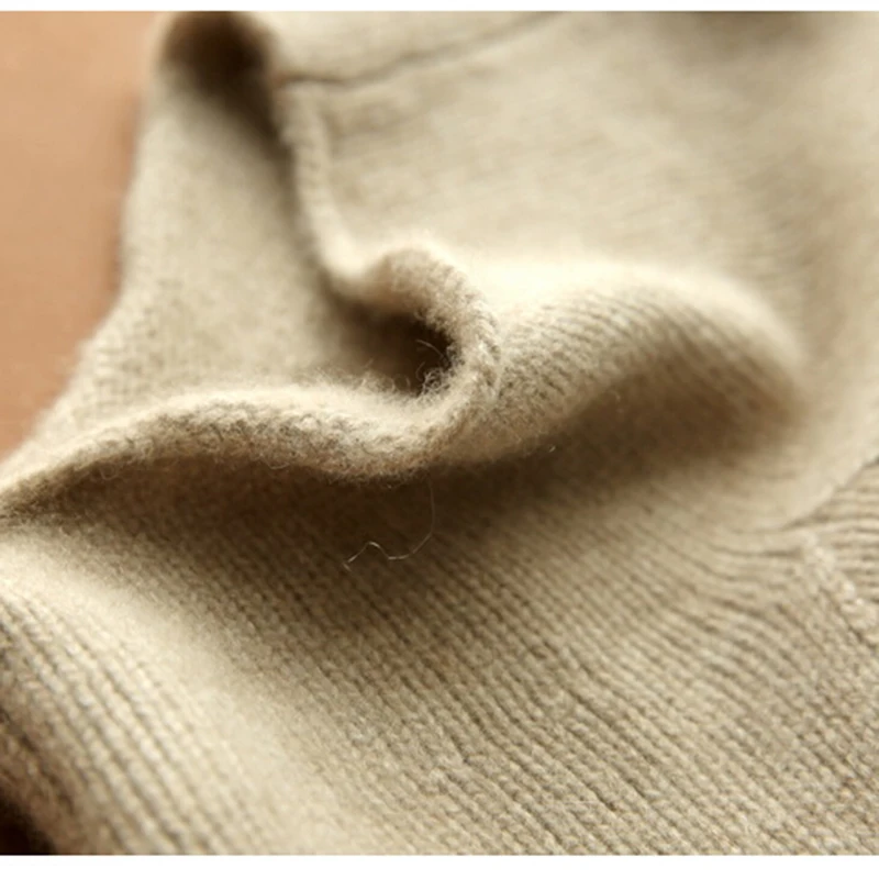 2019 Double thickening loose turtleneck cashmere sweater female sweater cashmere pullover sweater