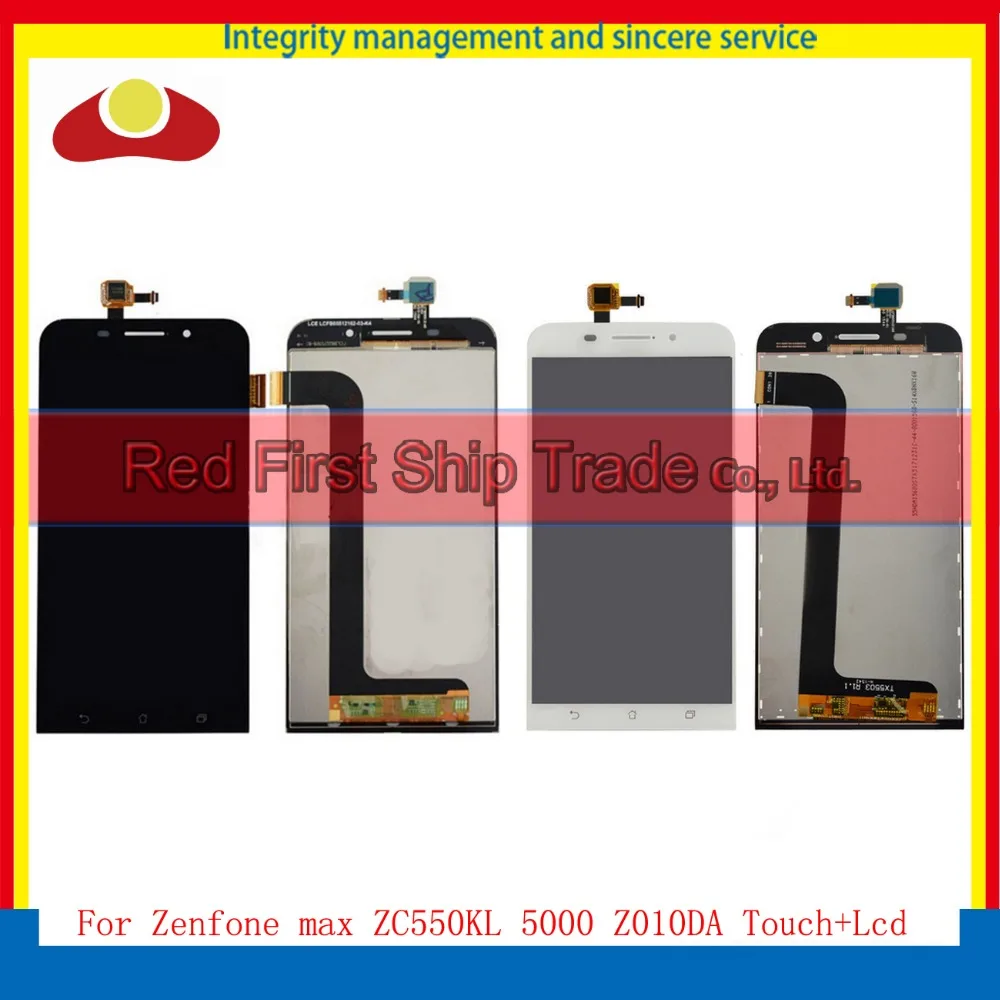 

5.5" For ASUS zenfone max ZC550KL ZenFone 5000 Z010DA Full Lcd Display With Touch Screen Digitizer Assembly Complete Black White