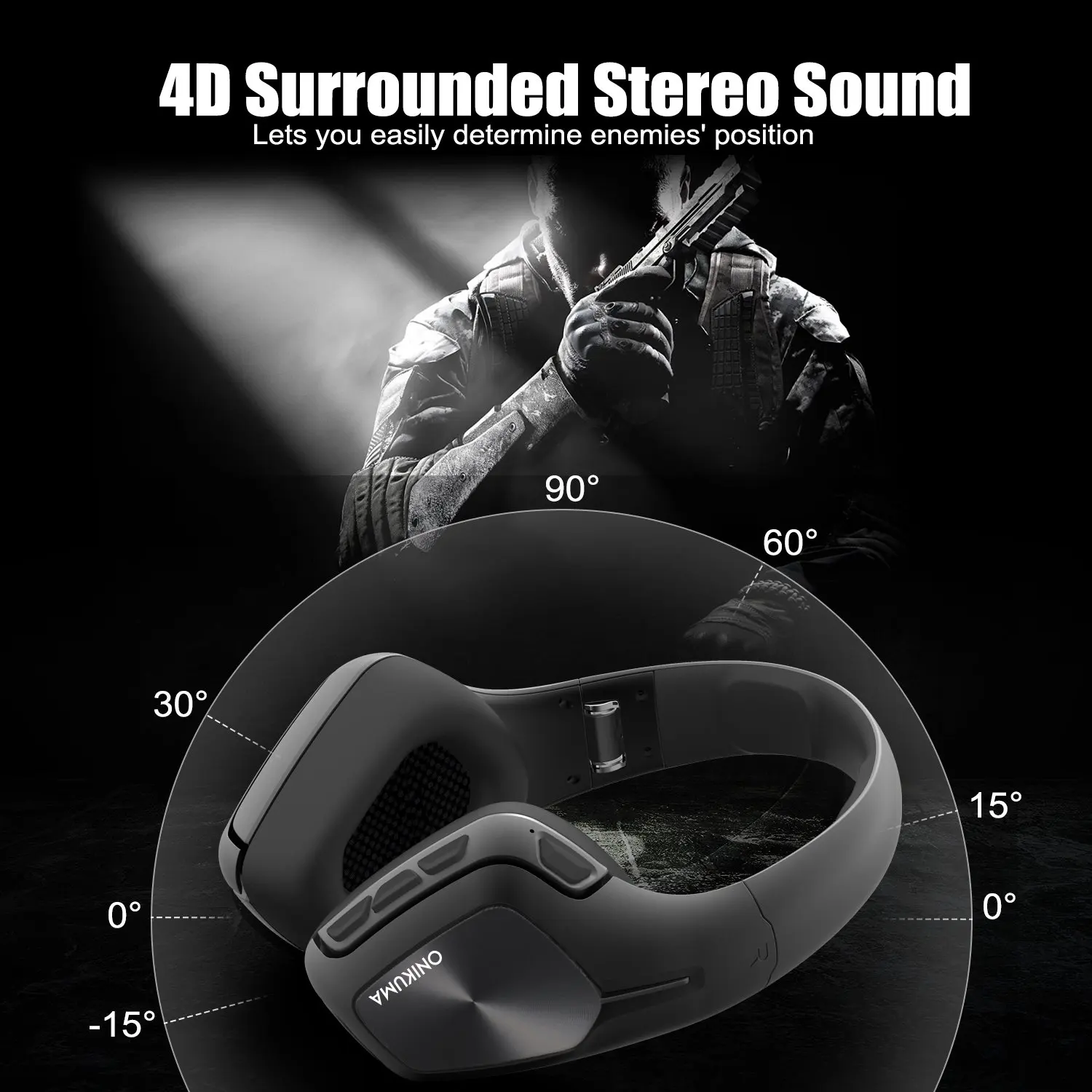 ONIKUMA B1 Gaming Headset Mobile Gaming E sports with Microphone Stereo Surround USB Earphones & Headphones| - AliExpress