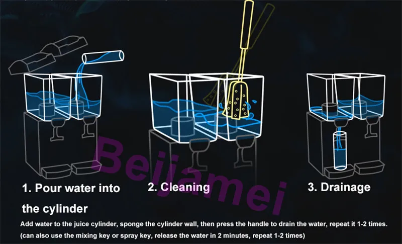 cold drinks machine cleaning