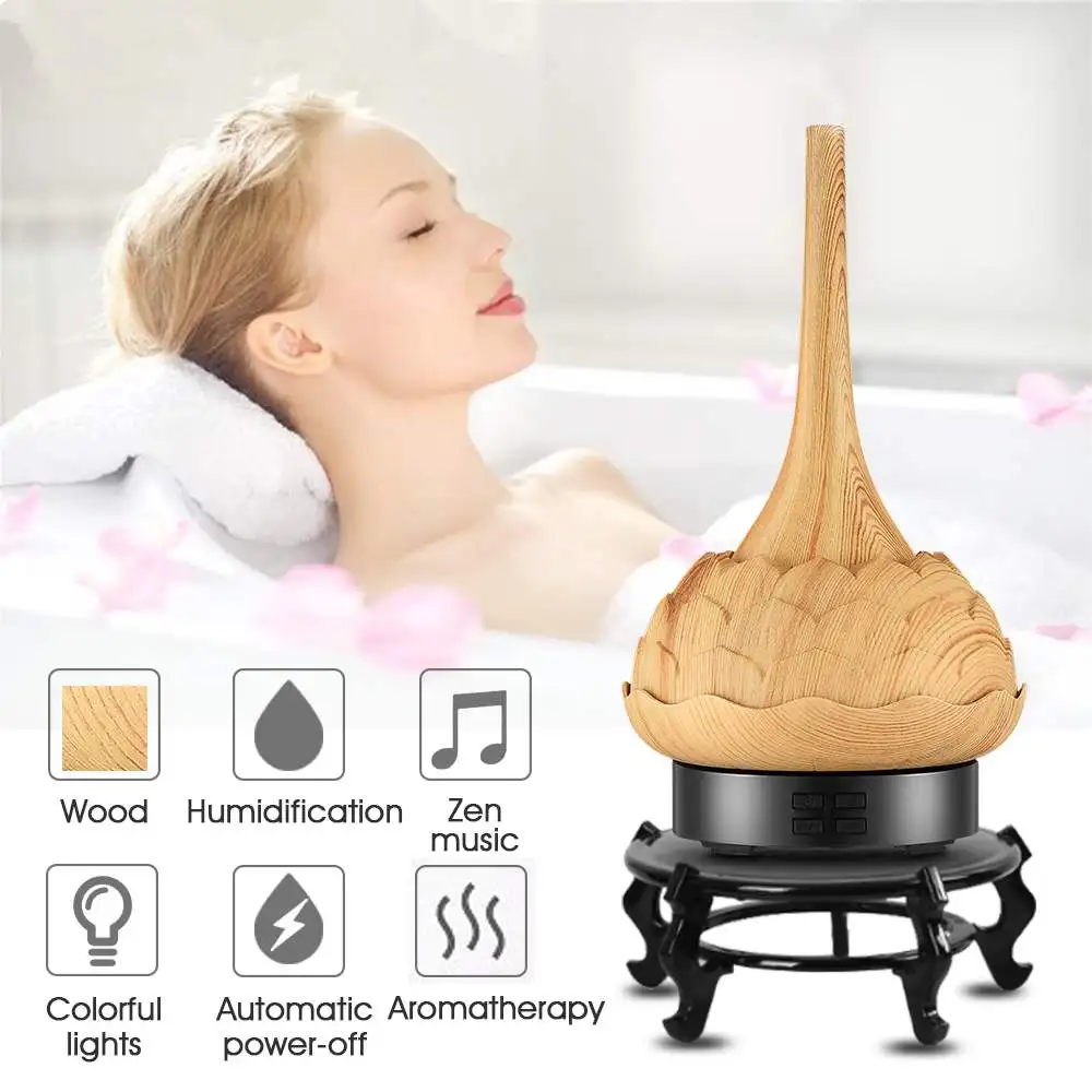 

120ml Ultrasonic Humidifier Aromatherapy Air Purifier AC 12V Portable Fit For Office/Home/Yoga Room/Store