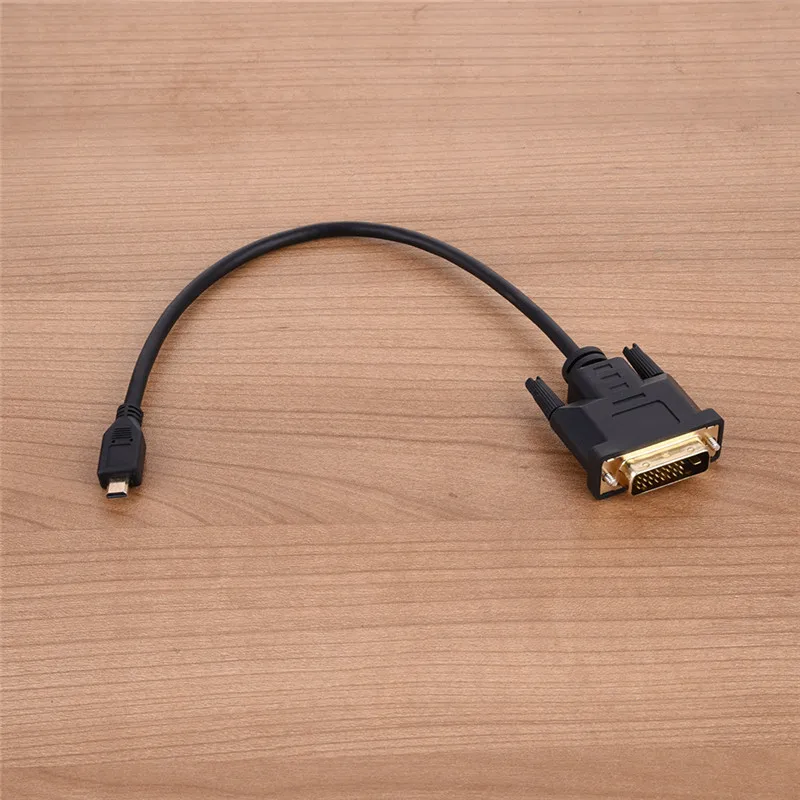 Aux кабель Micro HDMI Male to DVI 24+ 1 Micro HDMI to DVI высокоскоростная линия преобразования скорости передачи высокая гибкость