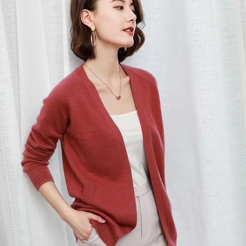 100% pure Goat Cashmere Knitting Sweaters Woman