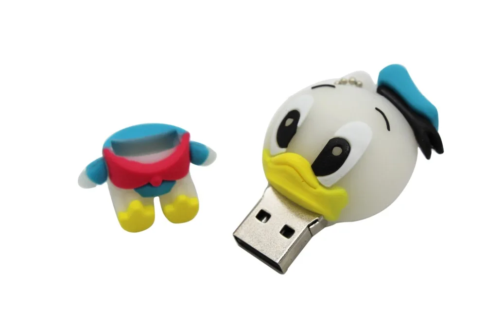 KING SARAS мультфильм usb 2,0 животное мини-утка стиль 4 ГБ 8 ГБ 16 ГБ 32 Гб флешки, usb флеш-карта накопитель креативный usb флешка 64 ГБ