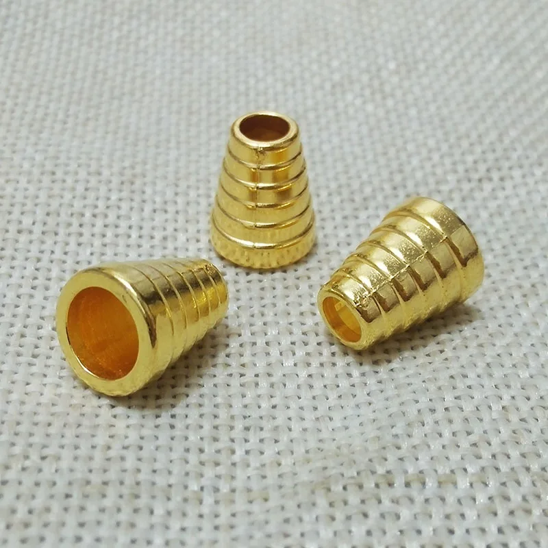 

tassels caps beads end leather cord necklace pendants clasp Spacer Connector bag Spacer Hollow horn Fastener Clasps terminating