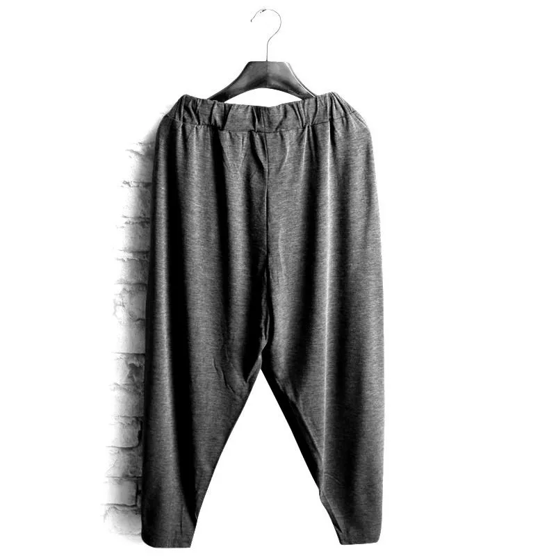 In the summer of thin elastic loose big yards Men's shorts 7 minutes of pants haroun pants sweatpants slacks athletic pants In the summer of thin elastic loose big yards Men's shorts 7 minutes of pants haroun pants sweatpants slacks athletic pants