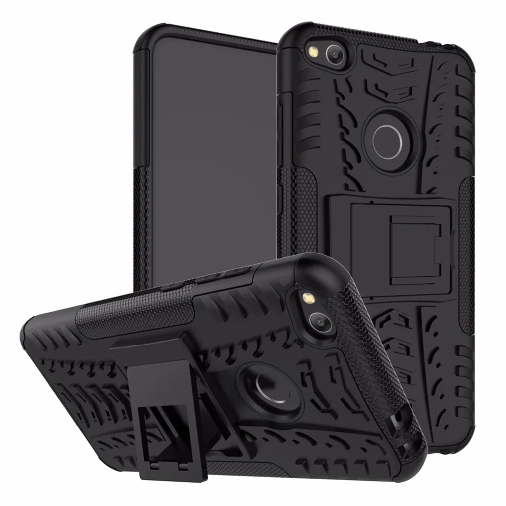 

For Huawei P8 Lite 2017 P9 Lite 2017 Cover Hybrid ShockProof Armor TPU +PC Phone Stand Case For Huawei Honor 8 Lite Phone Cases