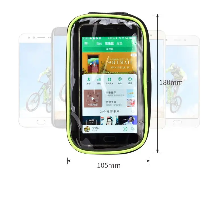 Riding Package Long straps Travel Wristlets waterproof bike Handlebar bag 8  Colour with HIGHLIGHT ANALYSIS. Parts & Accessories