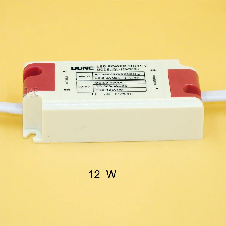 LED 12W power supply Constant Current 300mA Adapter for LED down light and Spot light Universal Accessories Lighting Transformer