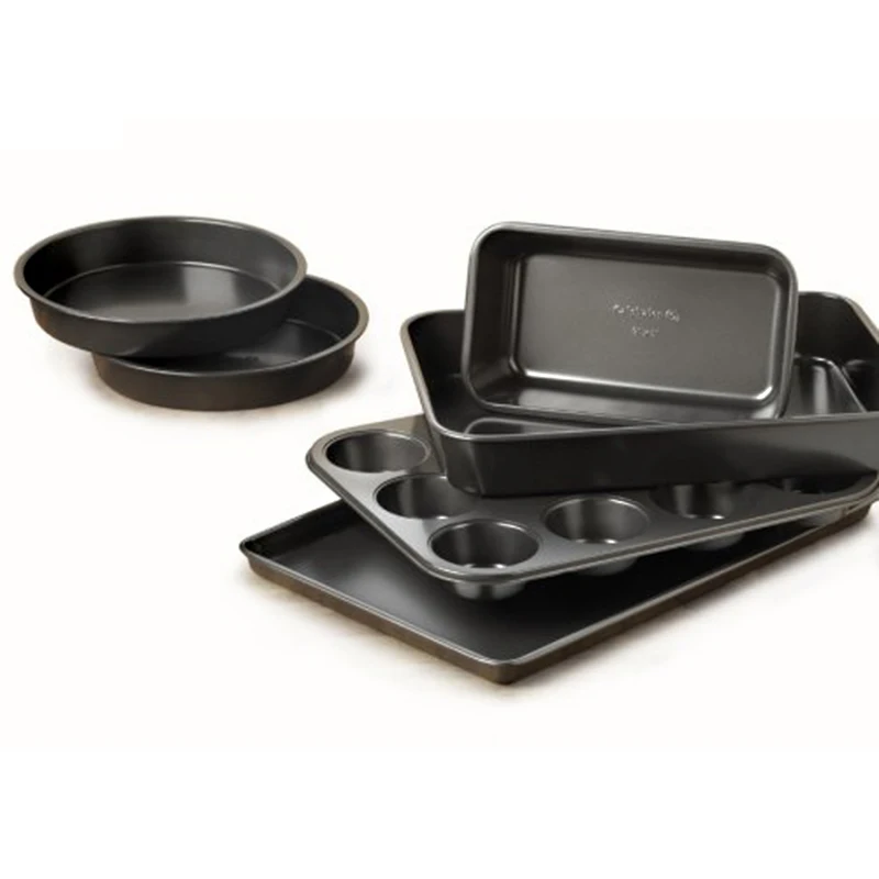

6 pcs High Quality Cookie Makers Cake Mould Bakeware Set Nonstick Silicone Baking Mold Set