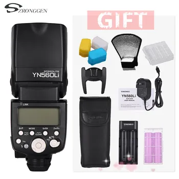 

Yongnuo YN560Li 2.4G radio flashing distance up to 100 meters universal top hot shoe flash for Canon Nikon Olympus lithium flash