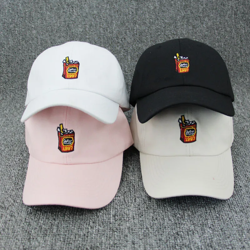 

Black Pink Cigarette Box Embroidery Caps Snapback Hat Unisex Fashion Women Baseball Cap Adjustable Size Dad Cap Hats Gorras