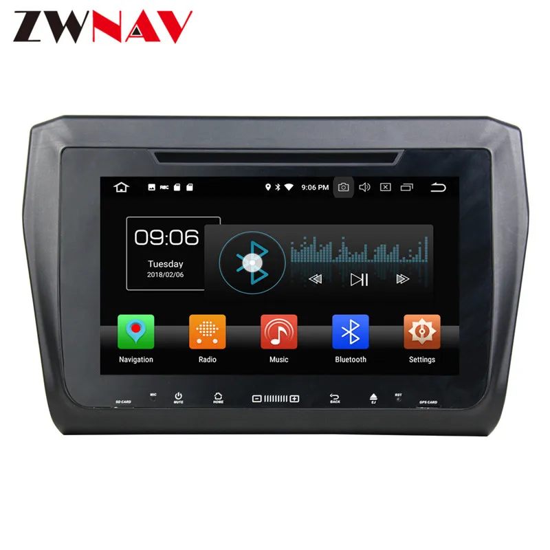 Excellent ZWNAV Android 9.0 Car CD DVD Player Car GPS Navigation for KIA Morning Picanto 2016 Quad core Radio Music Video Player 5