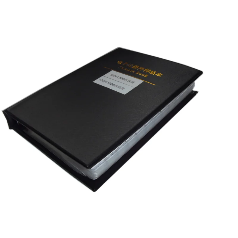 1206 SMD Resistor 0R~10M 1% 170valuesx25pcs=4250pcs + Capacitor 38valuesX25pcs=950pcs 10PF~22uF Sample Book