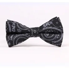 Повседневная полиэфирная Цветочная печать элегантная мужская Регулируемая формальная винтажная бабочка-Бабочка Одежда для жениха
