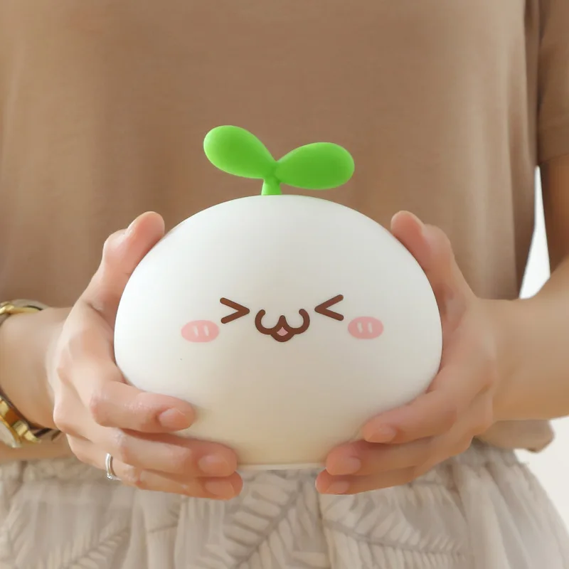 

Cute Money Box Soft Silicone Piggy Bank CoinGrass Child Creative Cartoon Pendant Prevents Breaking Kids Change Moneybox