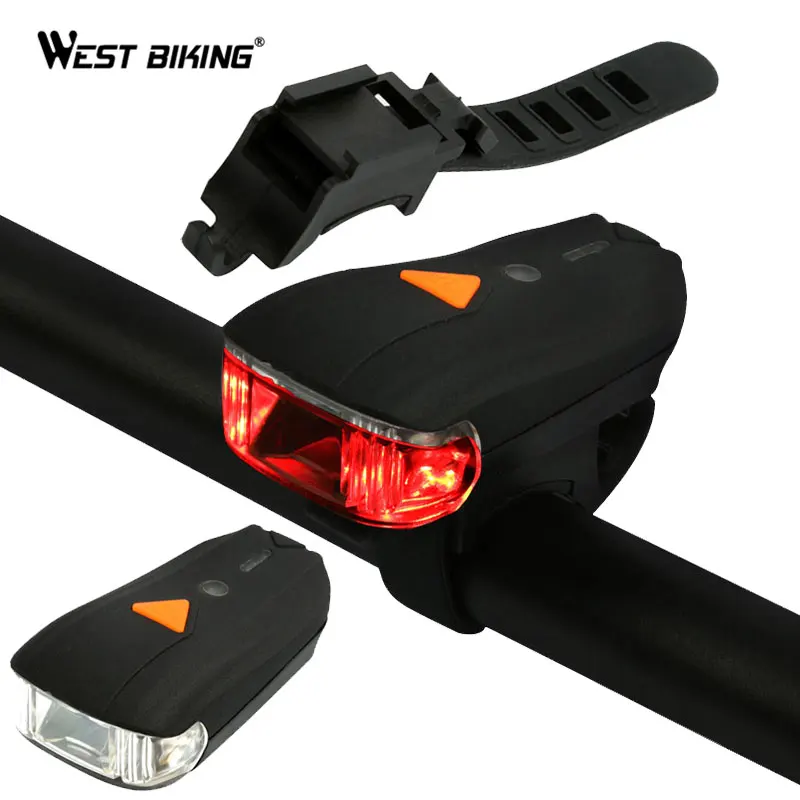 Clearance WEST BIKING Bicycle Bike Light Headlight Flashlight For Bicycle Lights Flashlight Bicycle Lighting Lantern Rechargeable Led USB 2