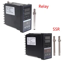 Superb PID Digital Temperature Controller REX-C400 K Input Relay SSR Output Thermostat 100% new and original fotek temperature controller mt72 r 90 265vac relay output