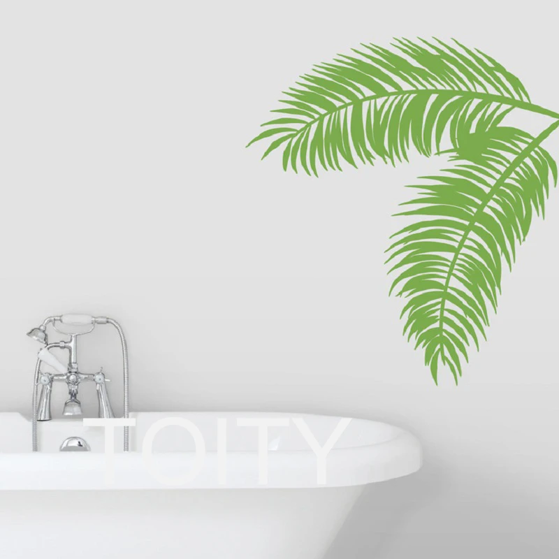 

Palm Leaves VINYL TRANSFER DECAL WALL ART STICKER WINDOW DOOR HOME ROOM STENCIL MURAL DECOR