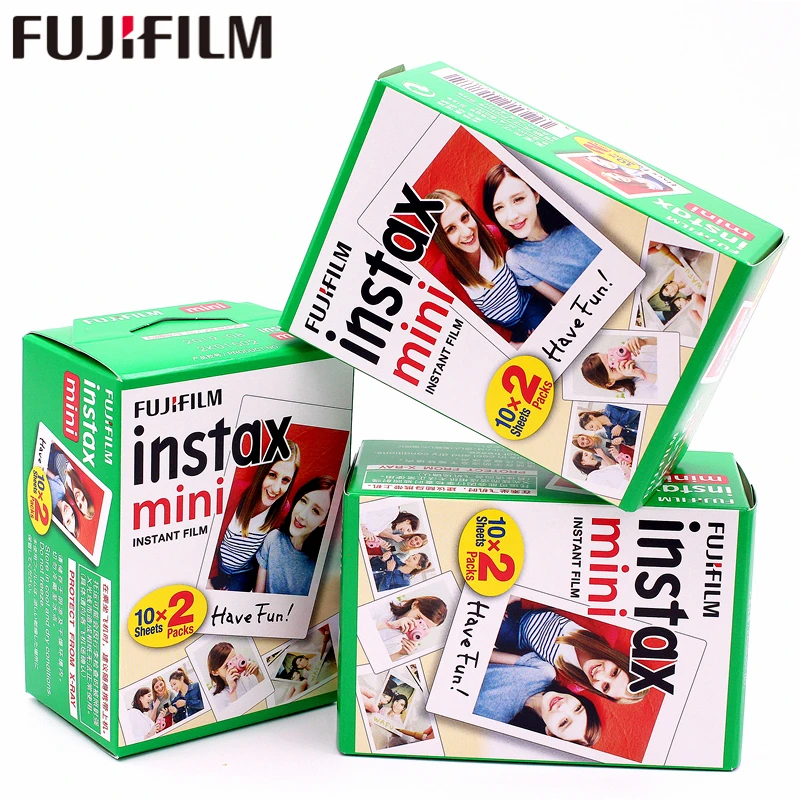 Оригинальная фотобумага Fuji Fujifilm Instax Mini 8 60 шт. с белыми краями для 9 7s 90 25 55