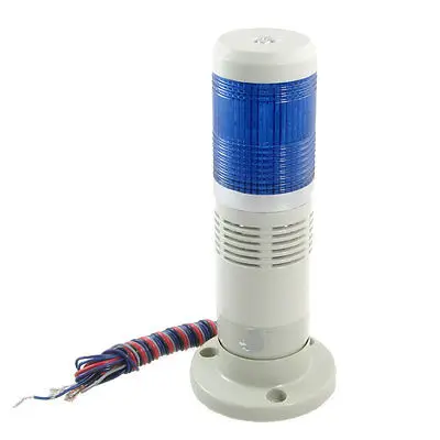 DC 12V/24V Blue Industrial Signal Tower Lamp Flash Warning