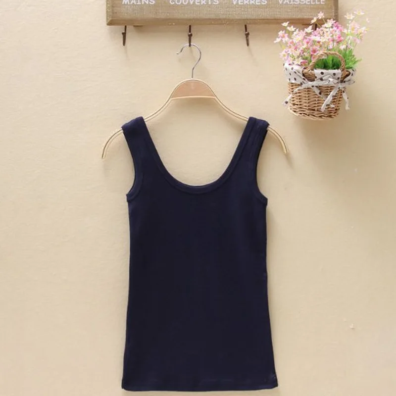 LERFEY Women Summer Tank Tops Women Sleeveless O Neck Loose T Shirt Ladies Vest Camisole Cotton Slim Tanks Clothings