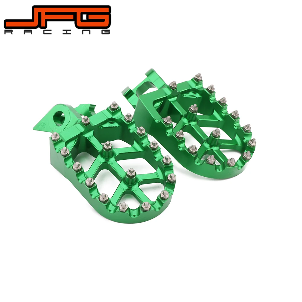 Motorcycle CNC Footpegs Footrest Foot Pegs For KAWASAKI KX125 KX250