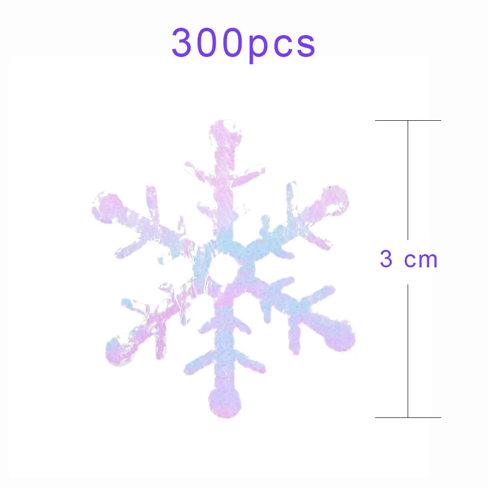 Снежинки пушистые конфетти в форме снежинок Зимний свадебный стол вечерние принадлежности мини Рождественские украшения подарки на год - Цвет: 5