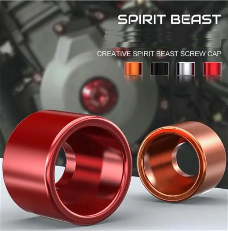 

SPIRIT BEAST Motorcycle Accessories Screw Cover Modified Accessories Scooter Decorative Screw CNC Aluminum Alloy Screw Cap Moto