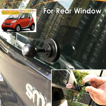 

For Smart Fortwo W451 2008 2009 2010 2011 2012 2013 2014 Hand Clasping Rear Trunk Window Auxiliary Handle Sticker Trim Accent
