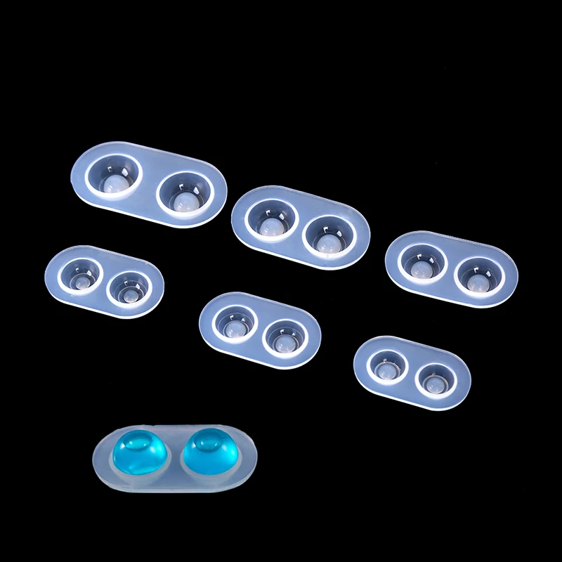 

1Pc DIY Silicone Mold Doll Eyes Resin Pendant Crafts Jewelry Making Mould Jewelry Tool