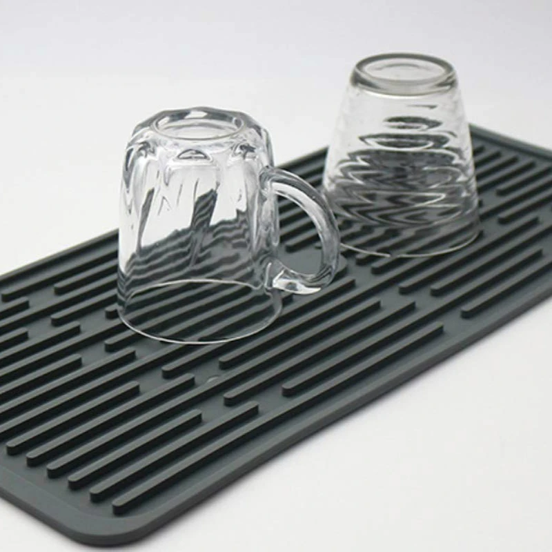 

Silicone Placemat Silicone Drain Mat Non-slip Sink Mat Heat-resistant Plus Size Dining Table Mat Kitchen Table Mat Pot-holder