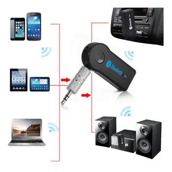 

Hot Sale 3.5mm Wireless Bluetooth Audio Stereo Music Receiver Adapter Mic Home Car Converter