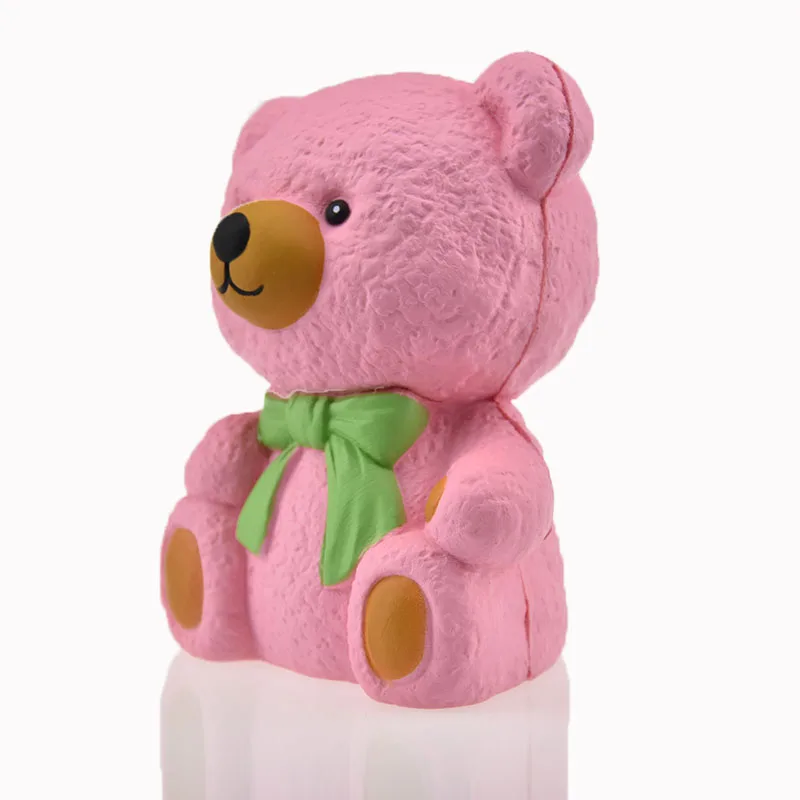 14 см милые медведи мягкие медленно поднимающиеся Рождественские Декор игрушки для детей подарок милый Jumbo Squeeze стресс стрейч хлеб детские игрушки подарок