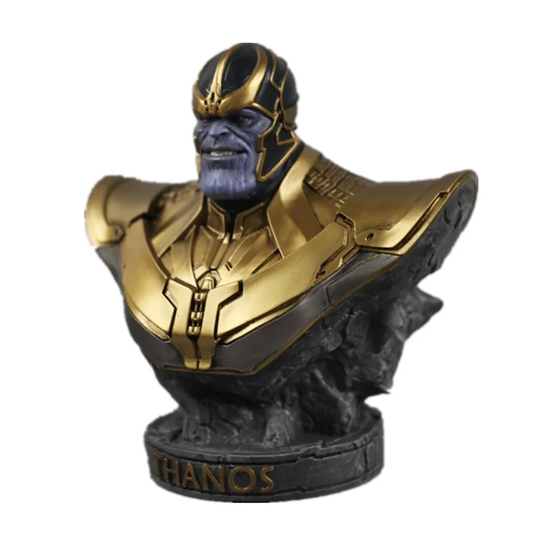 

Avengers: Endgame Thanos Bust Statue Fighters Resin Handmade Endgame Collection Model Decoration R1021