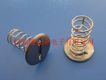 

(1000piece/lot) Touch buffer spring ( for PCB) with O.D. 9mm metal plate