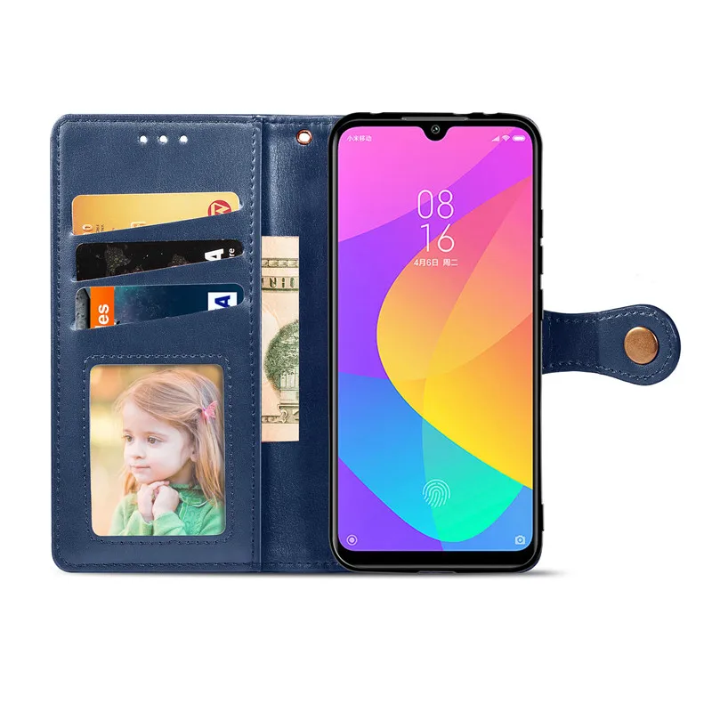 Магнитный кошелек кожаный чехол для Xiaomi mi CC9 E слот для карт чехол для Xiaomi mi 9T с ремешком Coque для Red mi 7 Note7 Etui