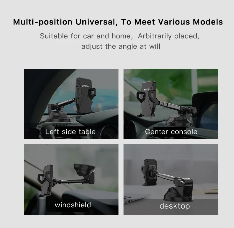 Gravity Car Phone Holder Windshield Sucker Car Mount Holder (7)