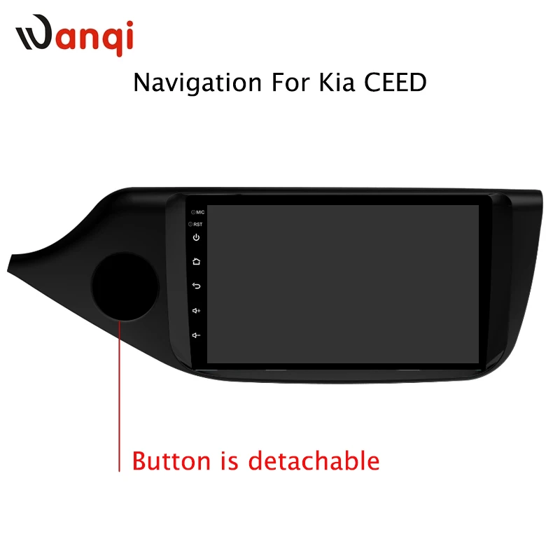 Cheap 9 inch Android 8.1 2.5D Tempered HD Touchscreen Radio for KIA Ceed 2013-2015 with Bluetooth USB WIFI support SWC 1