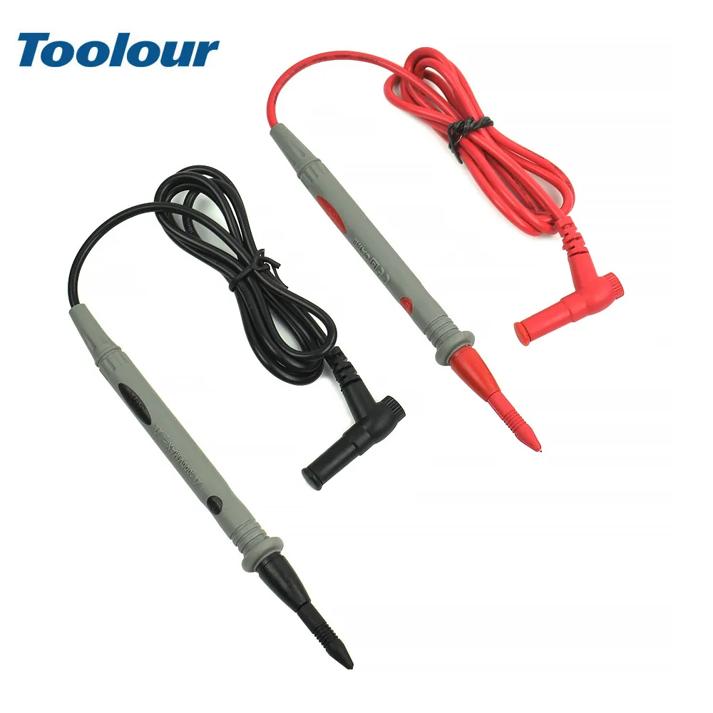 

Toolour Needle Tip Probe Test Leads Pin Hot Universal Digital Multimeter Multi Meter Tester Lead Probe Wire Pen Cable 20A