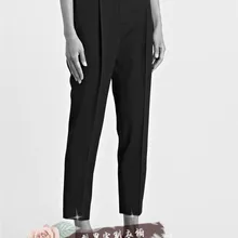 S-6XL! же стиль мужчины тонкий Штаны обувь для мужчин и женщин с парой Мужская Штаны и Штаны стилист повседневные штаны