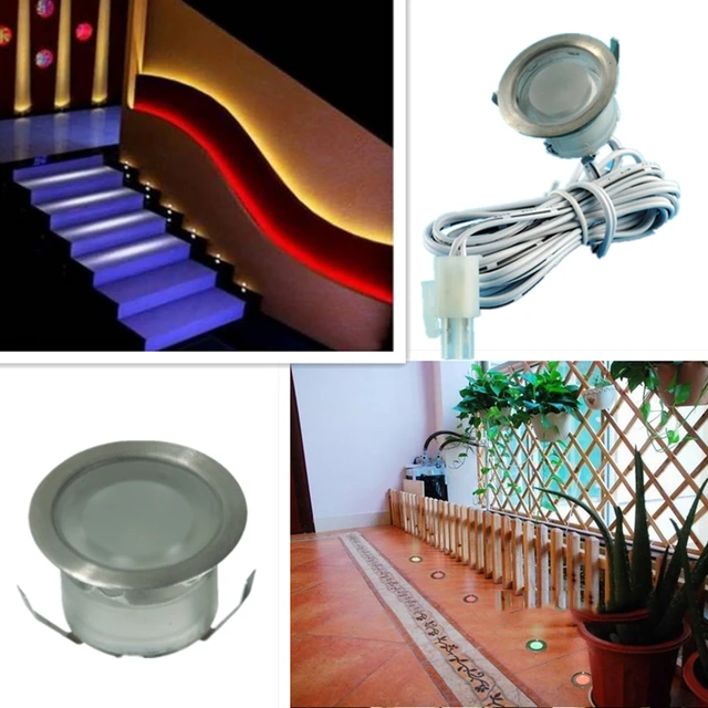 6pcs/Lots Led Step Lamp Mini 30mm Diameter Led Deck Light ...