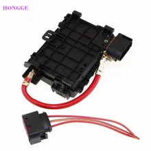 HONGGE VW Jetta Bora Golf Beetle Octavia Seat Leon Toledo Battery Fuse Box Assembly & Plug 1J0 937 617 D 1J0937617D 1J0 937 773