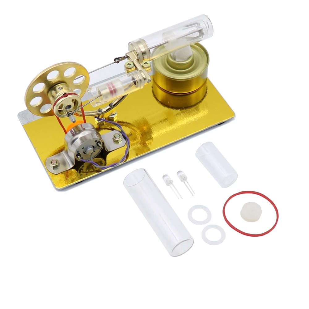 

Mini Stirling Engine Motor Micro Generator Educational Steam Power Model Kit Toy Physics Science Experiment Toy For Kids