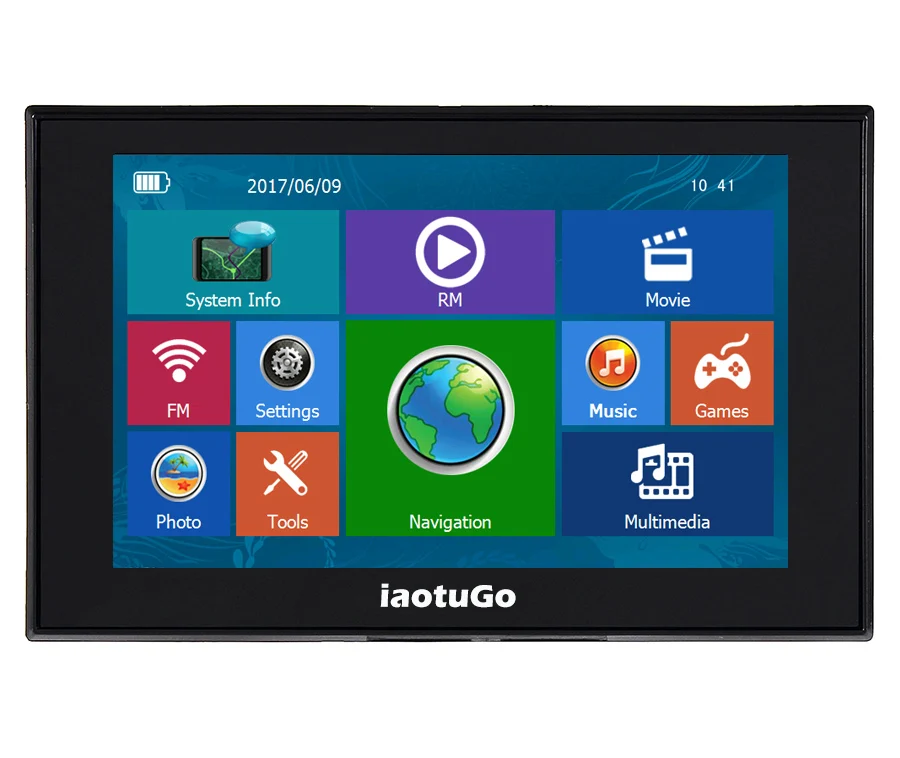 IaotuGo емкостный GPS навигационная система " HD 800*480 256 M 8G Bluetooth AVIN FM Бесплатные обновленные карты грузовиков карты ЕС