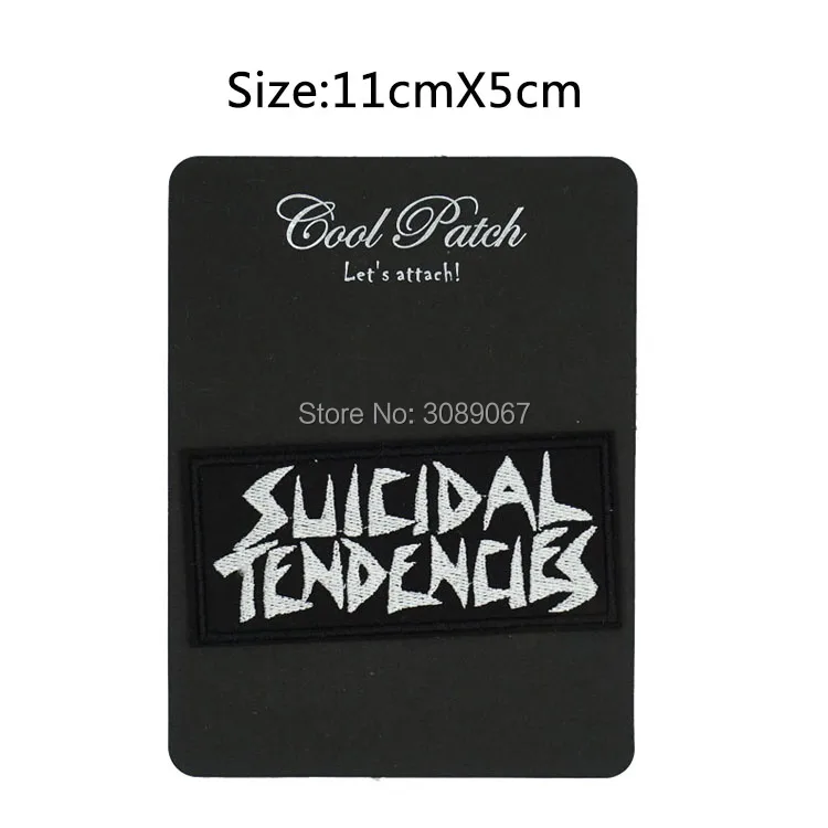 

SUICIDAL TENDENCIES SACRED REICH MOD SOD DRI Metal Music Band IRON On Patch scrapbooking accessories Rock Punk Badge