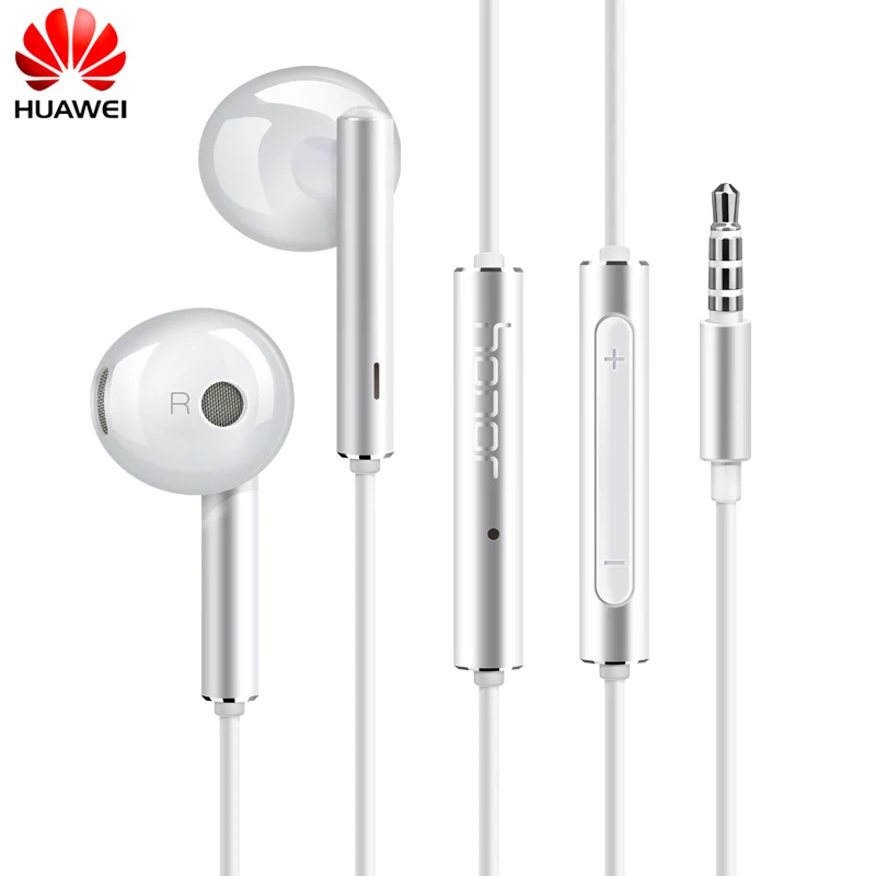 Huawei AM116 наушники с микрофоном динамик с регулировкой громкости Металл гарнитура для huawei P9 lite P10 плюс Коврики 7 8 9 lite 5X 6X V9 XIAOMI
